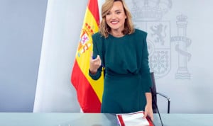 Pilar Alegría, ministra portavoz del Gobierno, que mejora la prima de Muface un 33,5% en el nuevo concierto.