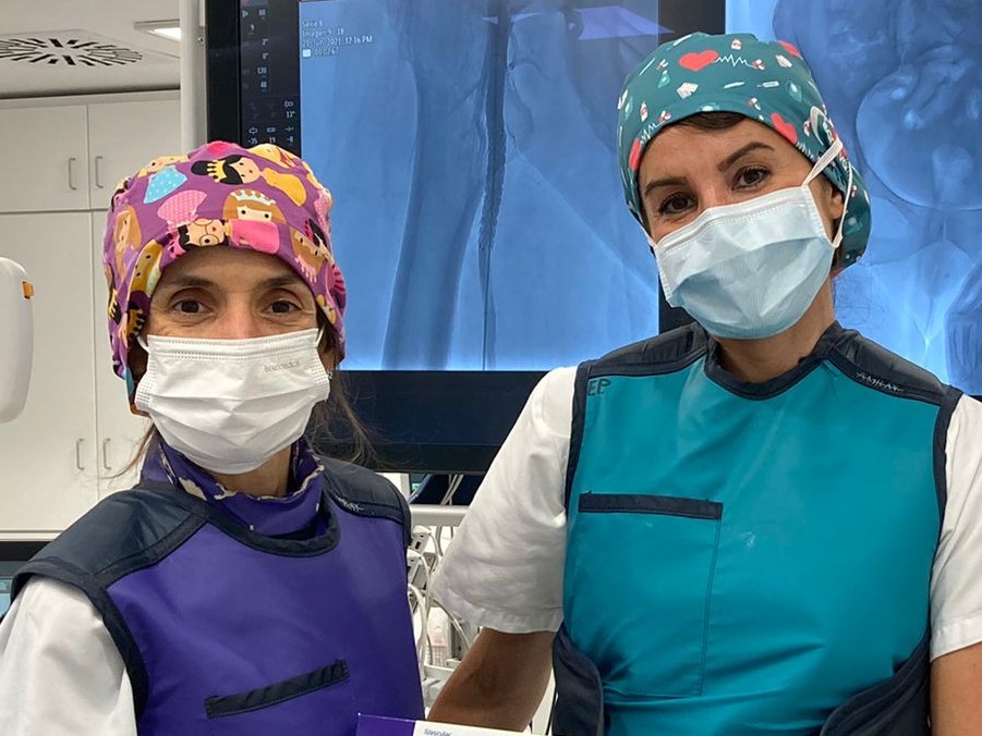 El Hospital Universitario Araba implanta un innovador stent cubierto
