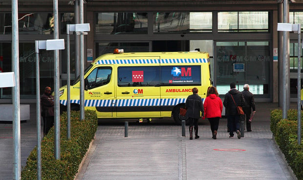 Una ambulancia del Servicio de Salud de la Comunidad de Madrid.