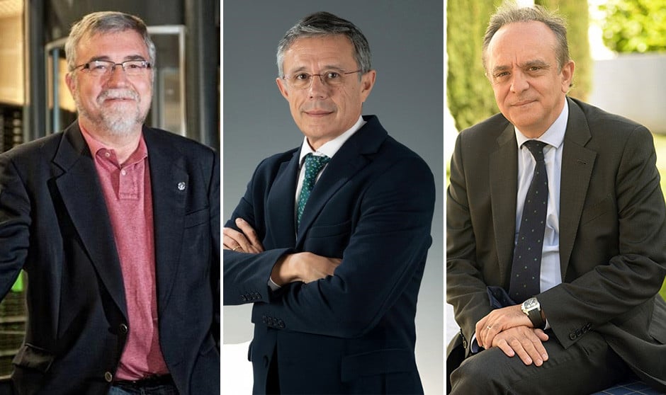 Los especialistas Mateo Valero, Joan Xavier Cornellà y Manel del Castillo firman un acuerdo para investigar en Pediatría