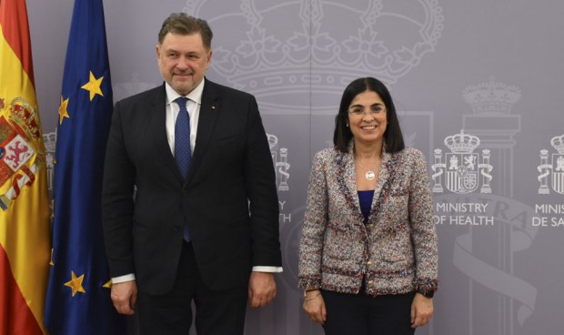 El ministro de Sanidad de Rumanía,  Alexandru Rafila, y la de España, Carolina Darias, se reúnen para mejorar la cooperación. 