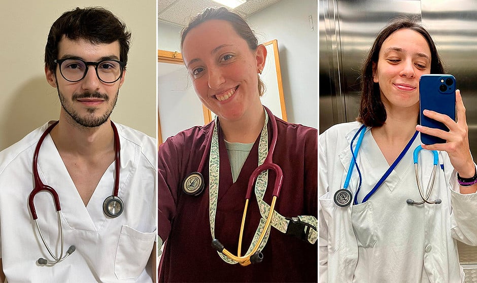  Carlos Leal, Irene Piñatel y Cristina Ibáñez, Estudiantes de Medicina y los exámenes posNavidad: "No pasa nada por parar"