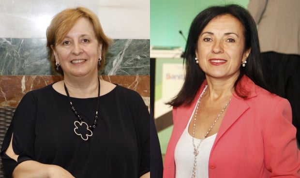 Pilar Rodríguez Ledo, presidenta de SEMG y María José Gomero, responsable del Grupo de Trabajo de residentes de Semergen, no ven "adecuado" el número de preguntas sobre Familia en el MIR.