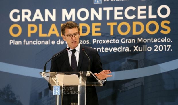 Feijóo presenta en Pontevedra el plan funcional del 'Gran Montecelo'