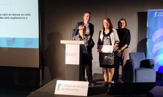 Isabel Roig, durante la entrega del premio Bages de Ciencias Médicas 2024.