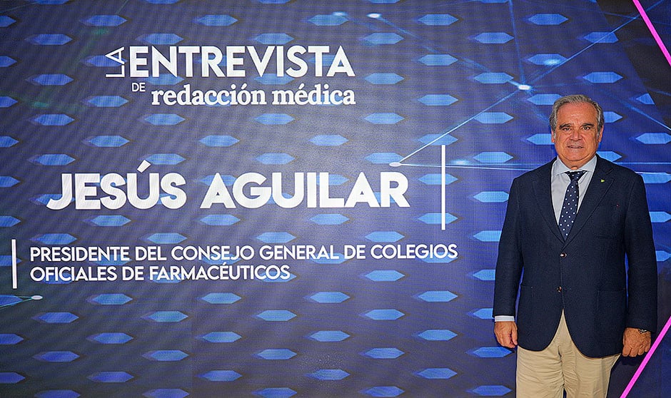 El presidente del Cgcof, Jesús Aguilar, acude a Redacción Médica para hablar sobre el actual estado de la profesión y los retos a los que se enfrenta