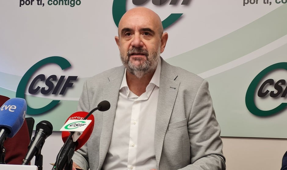  Miguel Borra, presidente de CSIF, anuncia movilizaciones por las 35 horas y Muface.