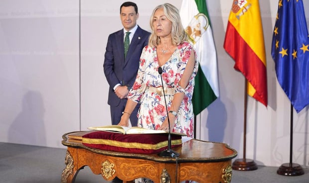 Rocío Hernández, consejera de Salud y Consumo de Andalucía. El Servicio Andaluz de Salud ha valorado el concurso de traslado para la provisión de plazas básicas vacantes de Enfermería