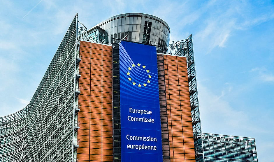  Exterior de la Comisión Europea.