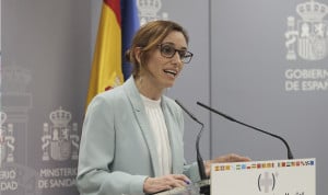 La ministra de Sanidad, Mónica García, que plantea cambios en el MIR dentro del Estatuto Marco