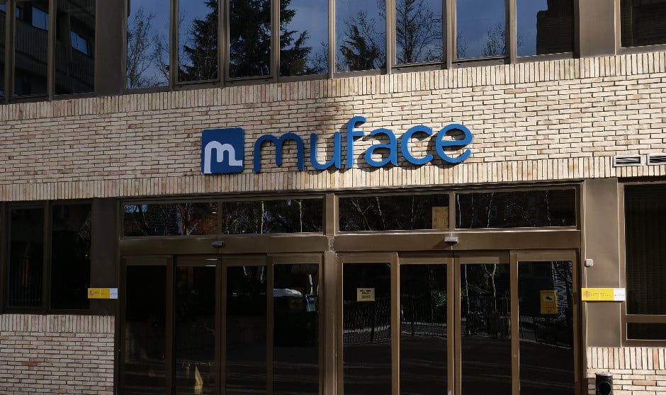 Fachada de una delegación de Muface.