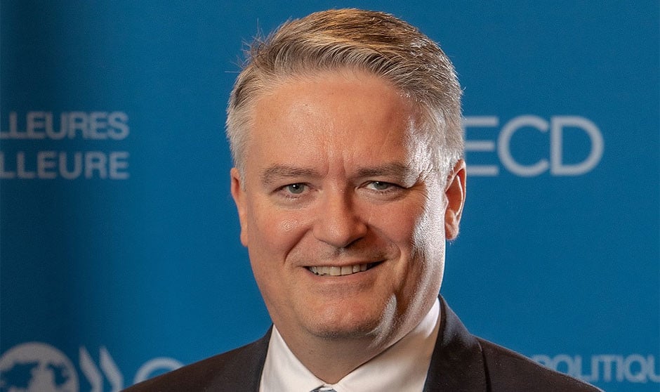 Mathias Cormann, secretario general de la OCDE, que lamenta el gasto sanitario insuficiente para afrontar nuevas crisis