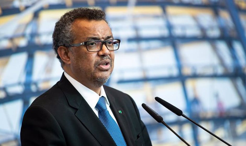  El director general de la OMS, Tedros Adhanom Ghebreyesus.