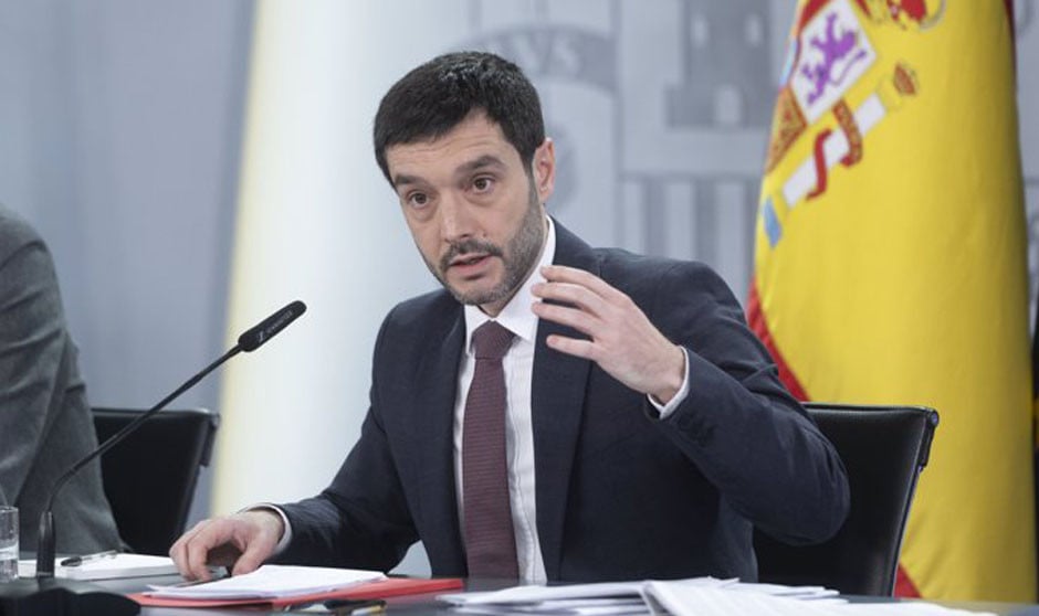 Pablo Bustinduy, ministro de Consumo, que da un papel protagonista al sector sanitario a la hora de notificar accidentes por productos peligrosos