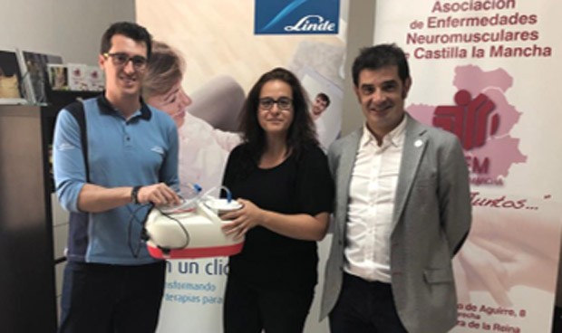 Linde Healthcare dona un equipo respiratorio a pacientes neuromusculares