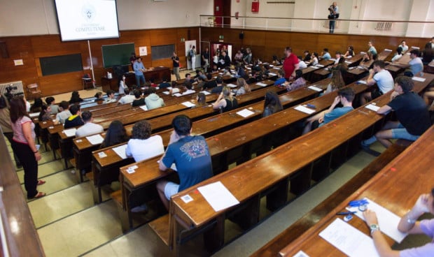 Aula de universidad.