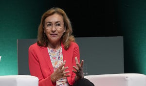  María Martín, consejera de Salud y Políticas Sociales de La Rioja, presenta el anteproyecto de la nueva Ley de Farmacia.