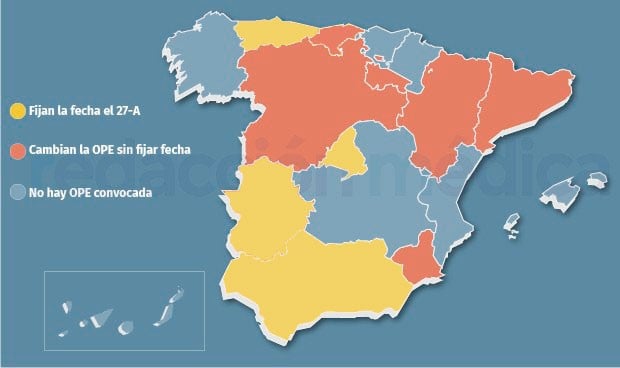 OPE nacional: una autonomía pone nueva fecha para auxiliares de enfermería