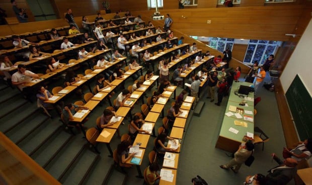 Aula donde se realiza el examen MIR