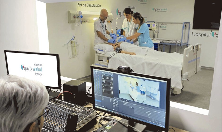 Presentación de la innovadora Sala de Formación y Simulación que pone en marcha el Hospital Quirónsalud Málaga.