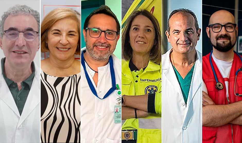 Profesionales de Medicina y Enfermería manifiestan su "orgullo" por el SNS con motivo del 12 de Octubre, Fiesta Nacional. 