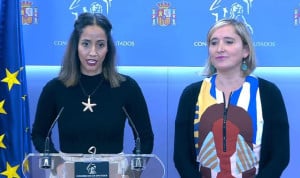 Tesh Sidi y Alda Recas, diputadas de Sumar, que piden más contribuciones obligatorias a la OMS frente al trumpismo