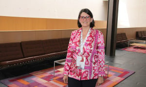 Marta Casañas en el congreso de SEA.