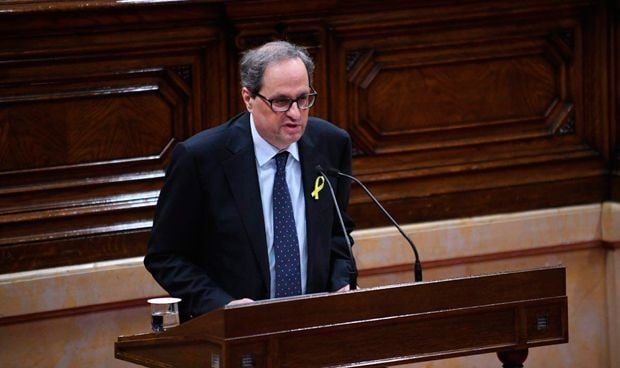 Torra, obligado a retirar símbolos independentistas de hospitales y CAPs