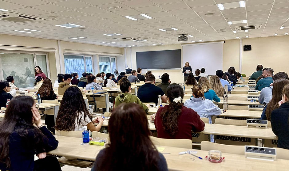 Aula durante el examen MIR de 2025.