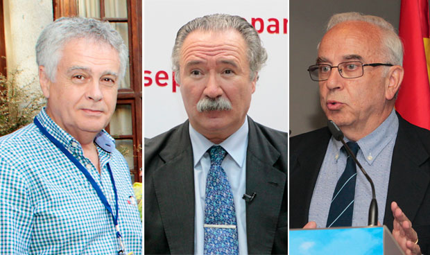 Tres hombres, candidatos a la presidencia de Separ