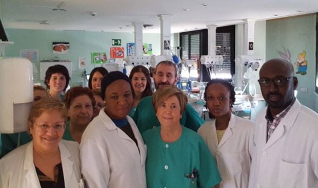 Tres sanitarios senegaleses se forman sobre Neonatología en Zaragoza