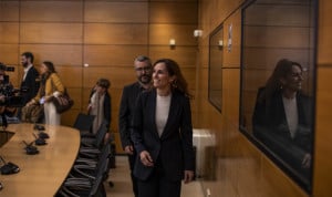  Mónica García, ministra de Sanidad; y Javier Padilla, secretario de Estado, aprueban el nuevo plan de protonterapia del SNS.