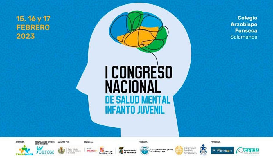Cartel del Congreso de Salud Mental Infanto-Juvenil 2023 en Salamanca